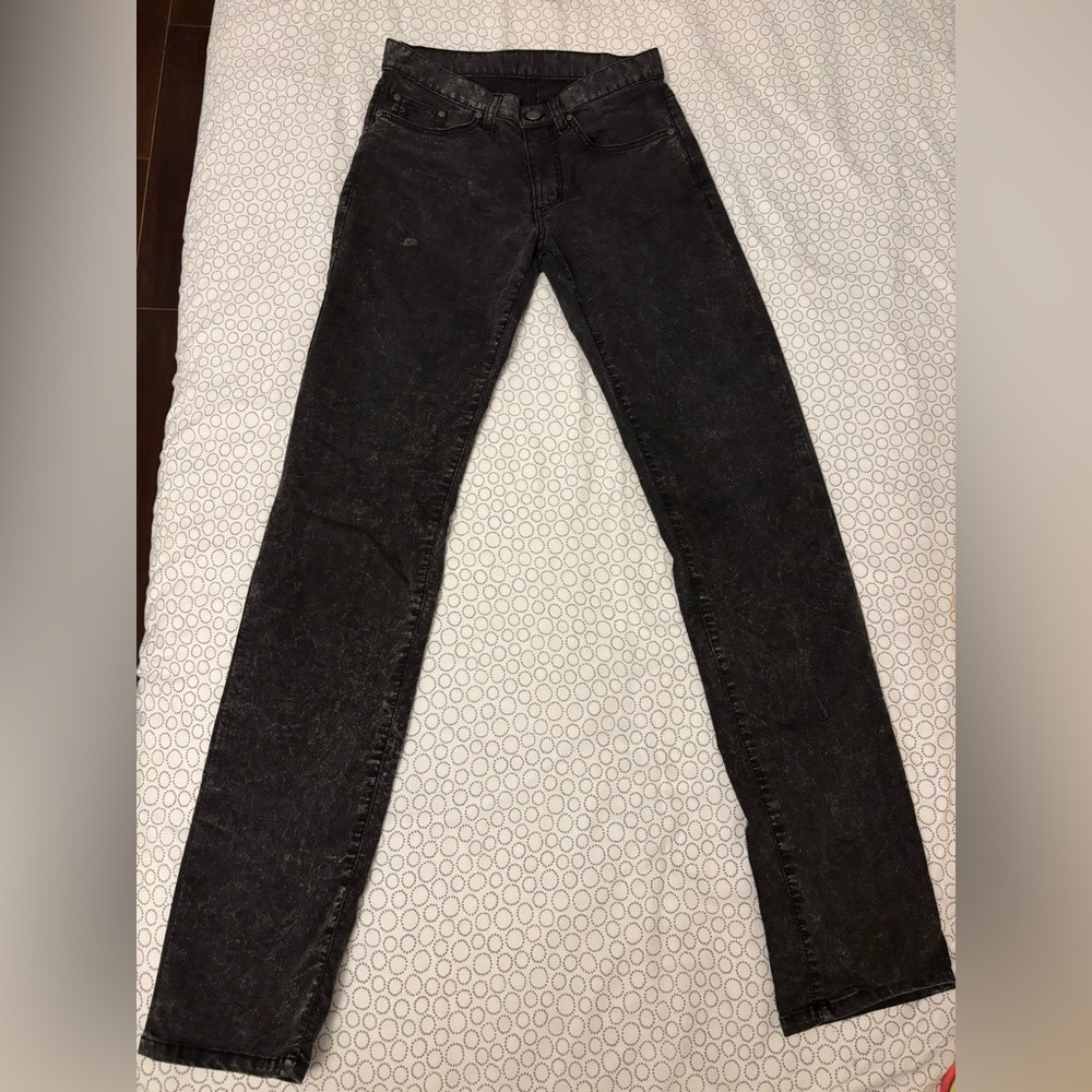 GIANNI VERSACE Black Skinny/Straight Jeans NEW